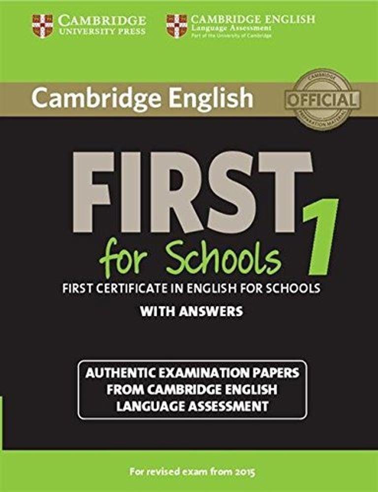 C Eng First for Schools 1 Rev Exam 2015 SB with ans