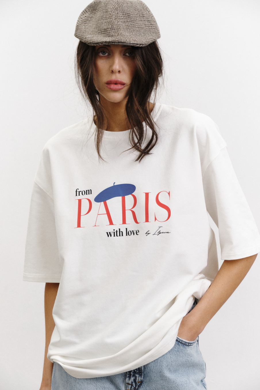 Футболка FROM PARIS | Молочный