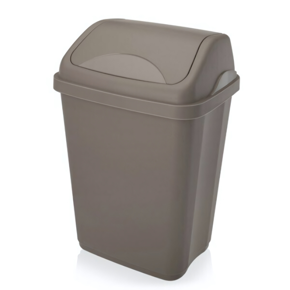 Контейнер для мусора "Ultra" 5 л с перекидным верхом цвет в ассортименте