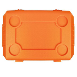 Изотермический контейнер (термобокс) Biostal (30 л.), серый/оранжевый