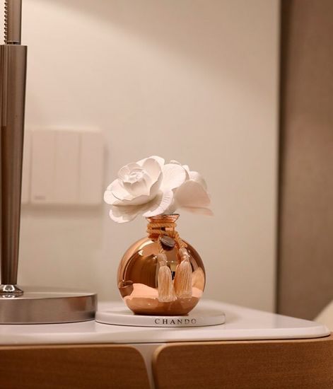 Showy Peony, ароматический диффузор с необычными палочками, Chando