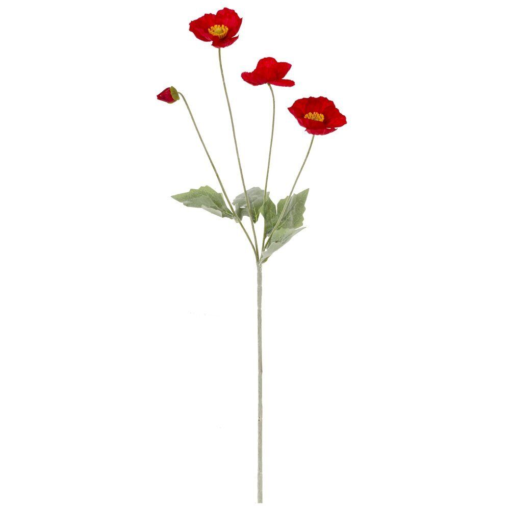 GAEM Цветок искусственный "Мак", L20 W10 H60 см