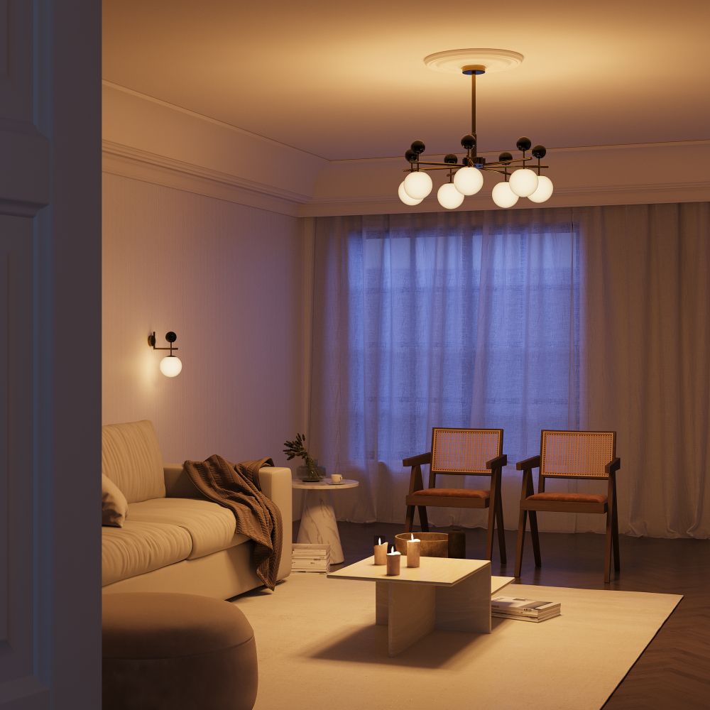 Люстра на штанге Maytoni   MOD436PL-05BS