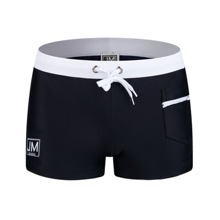 Мужские плавки боксеры черные JOCKMAIL JM702-2