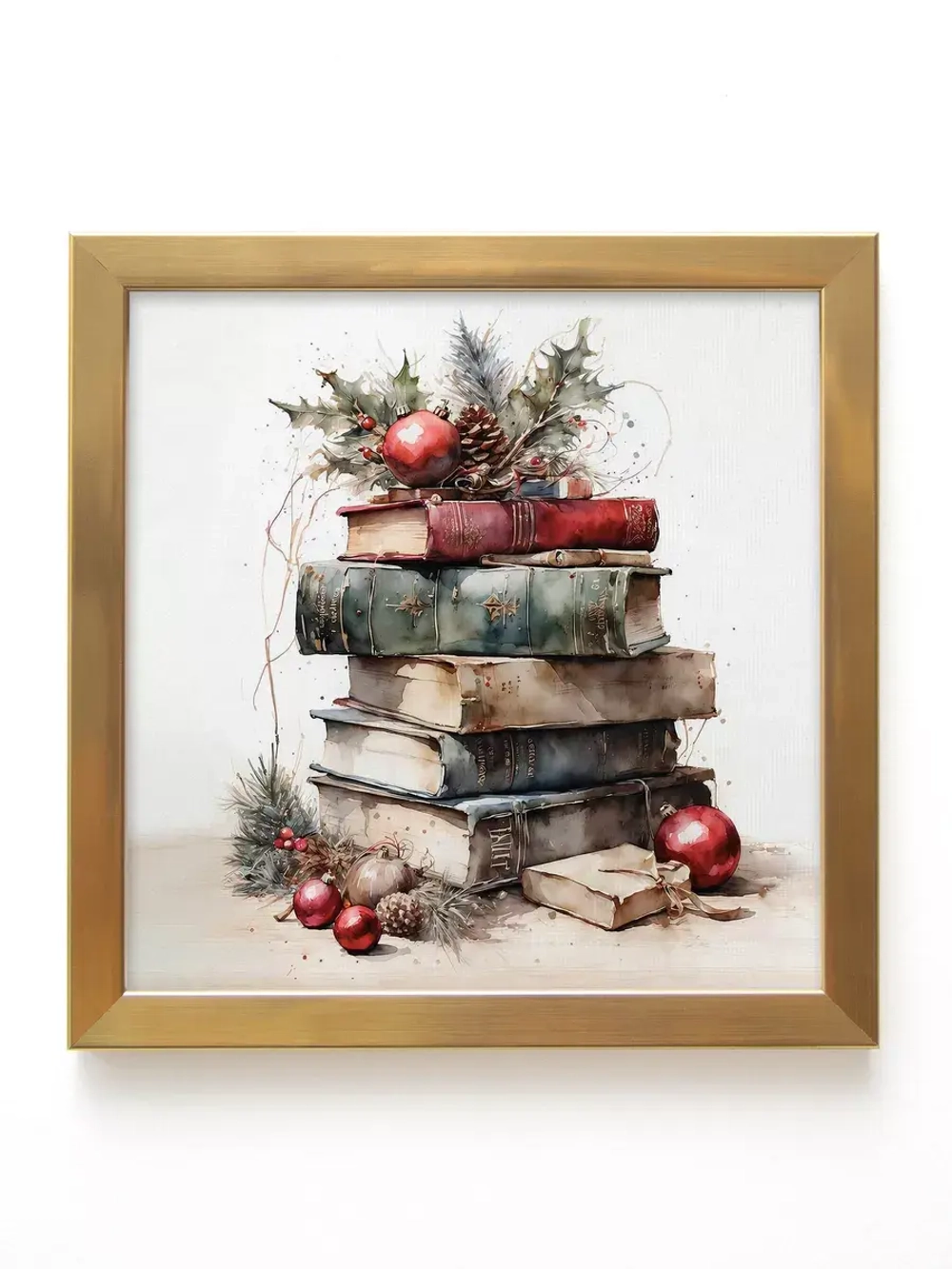 Картины на стену интерьерные на холсте 4 шт, 23*23 см