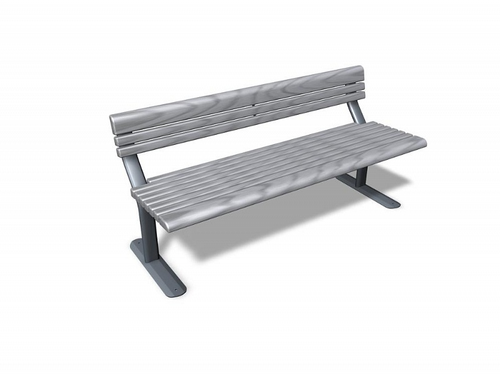 Скамья со спинкой PARK PLACE