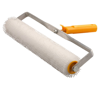 STAYER 75 х 400 мм, бюгель 8 мм, пластмассовые иглы, игольчатый валик для наливных полов в сборе, Professional (03951-40)