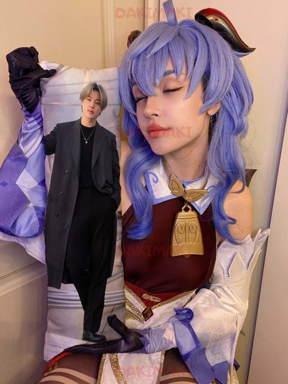 Мини дакимакура Чимин из БТС | BTS арт. M0763, 60х20 см