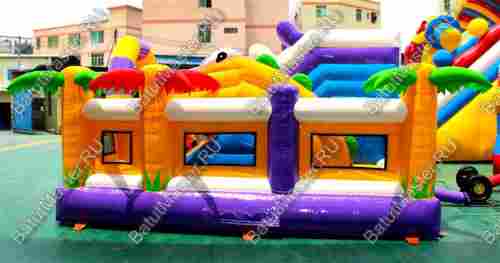 Коммерческий батут «Белый клык» с немеханизированной головой, размер 6*5*2,9 м.