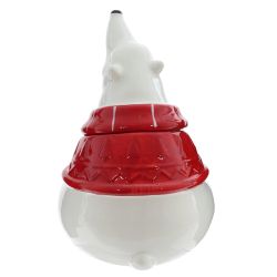 GAEM Конфетница "Белый медведь мечтатель", 1200 мл, L14 W15 H22 см