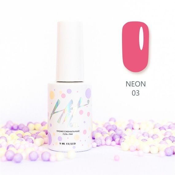 Гель-лак ТМ &quot;HIT gel&quot; №03 Neon, 9 мл