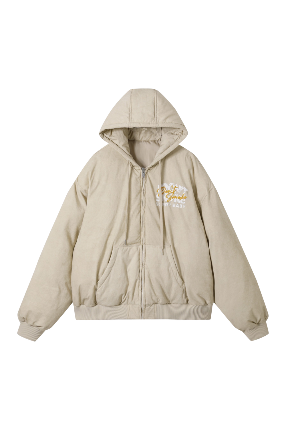 Утеплённый бомбер DONSMOKE Hooded Puffer Bomber Jacket