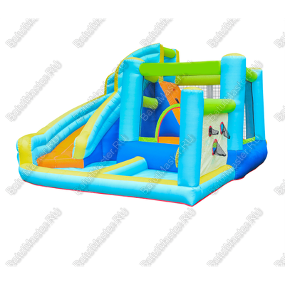 Батут домашний "Водная горка 2" 4,5*4*2,6 м