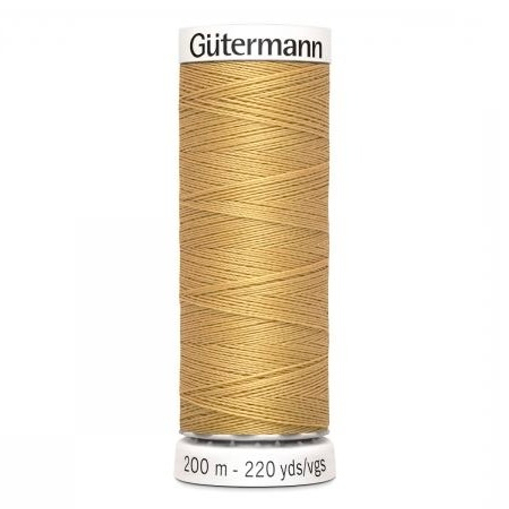 Нить Sew-All 200 м, Gutermann, 893 бежево-желтый
