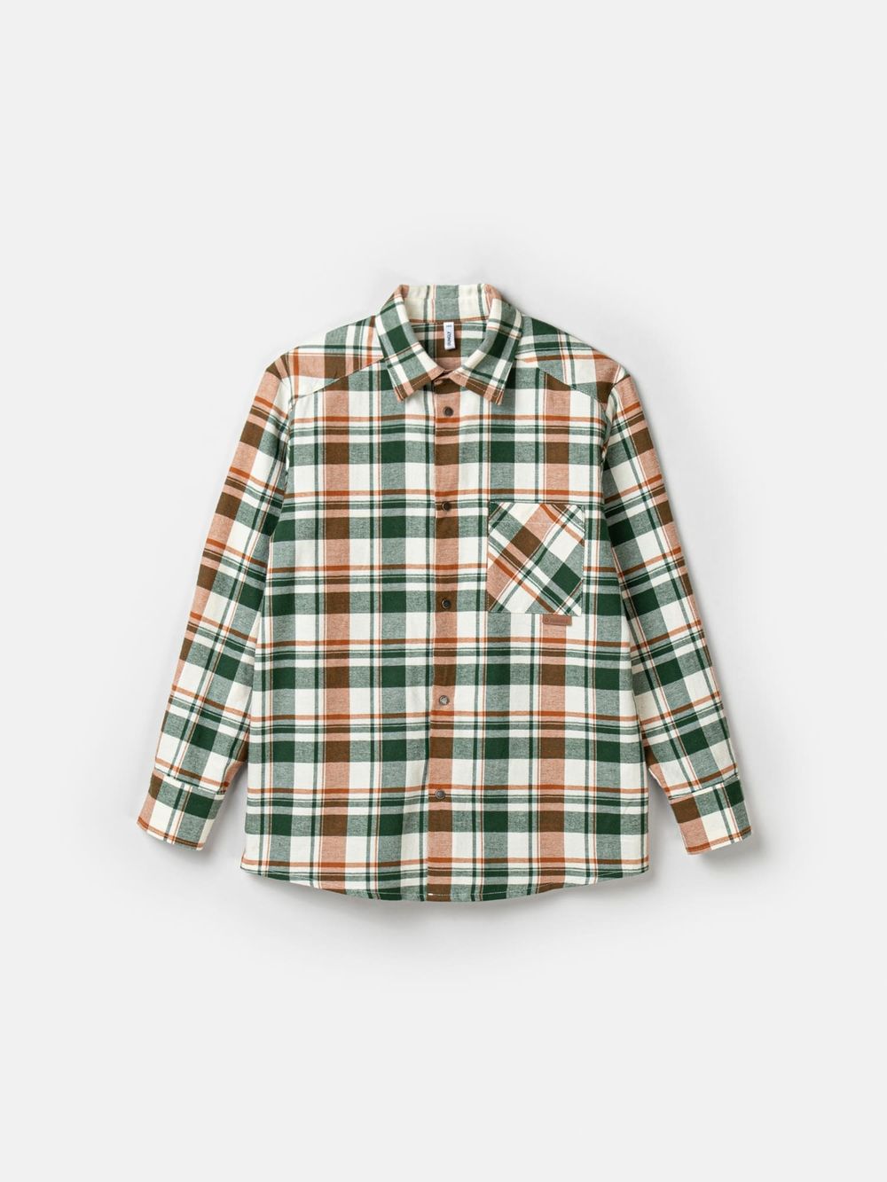 Рубашка фланелевая "Малахит" 7+