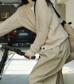 Вязаный кардиган с v-образным вырезом