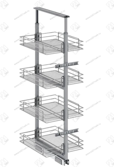 S-1148-C Шкаф-колонна в базу 600 мм, Starax, 6-ти ярусная, (480х510х1850-2000 мм)