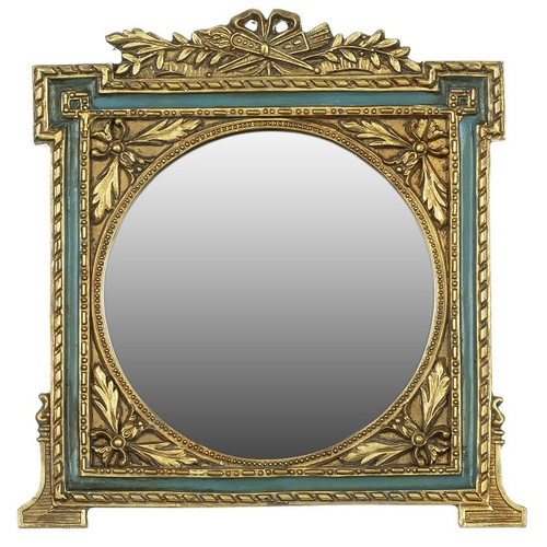 Зеркало настольное, под старину 17x2x18см