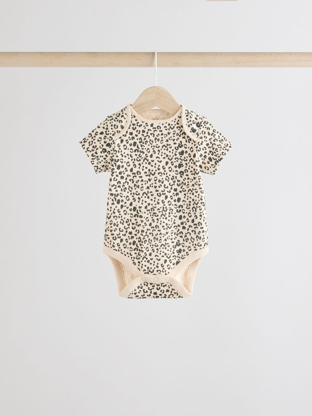 Боди с коротким рукавом для малышей Next E19-748, 3 шт., Бежевый, Светло-коричневый