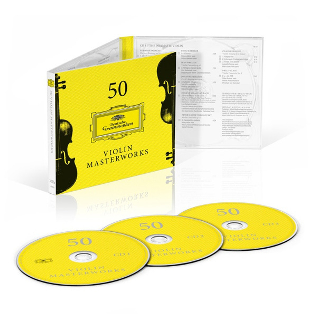 Сборник / 50 Violin Masterworks (3CD)