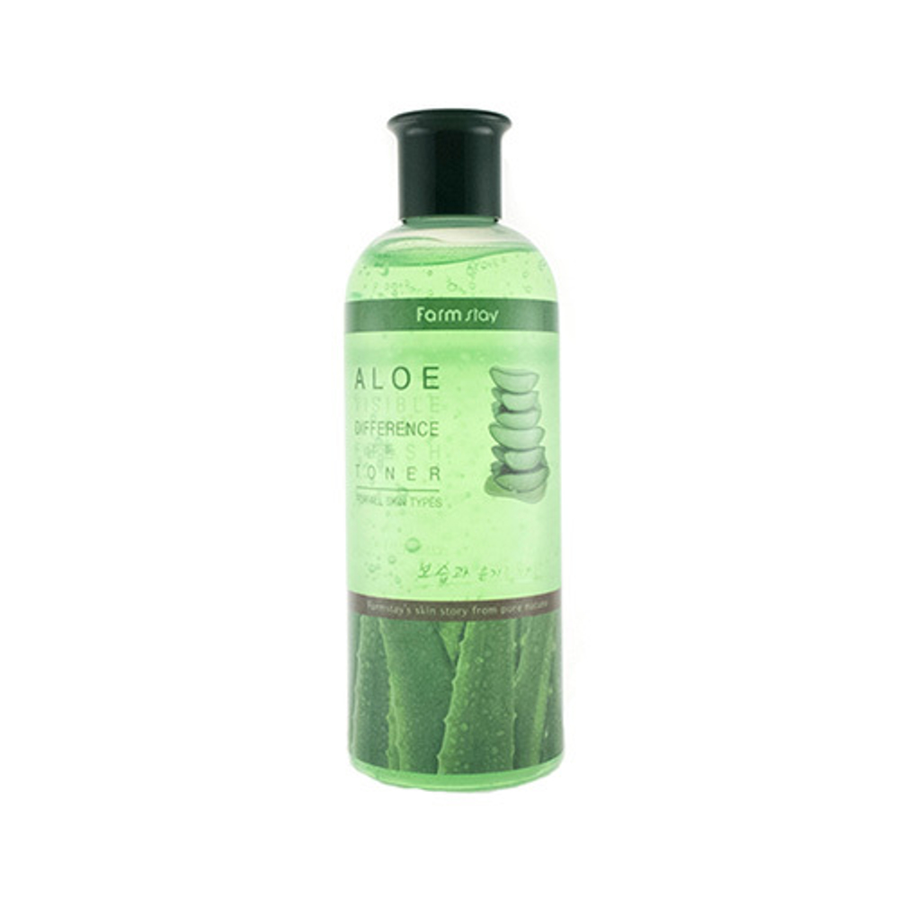 Тонер увлажняющий с экстрактом алое FarmStay Visible Difference Fresh Toner Aloe 350мл