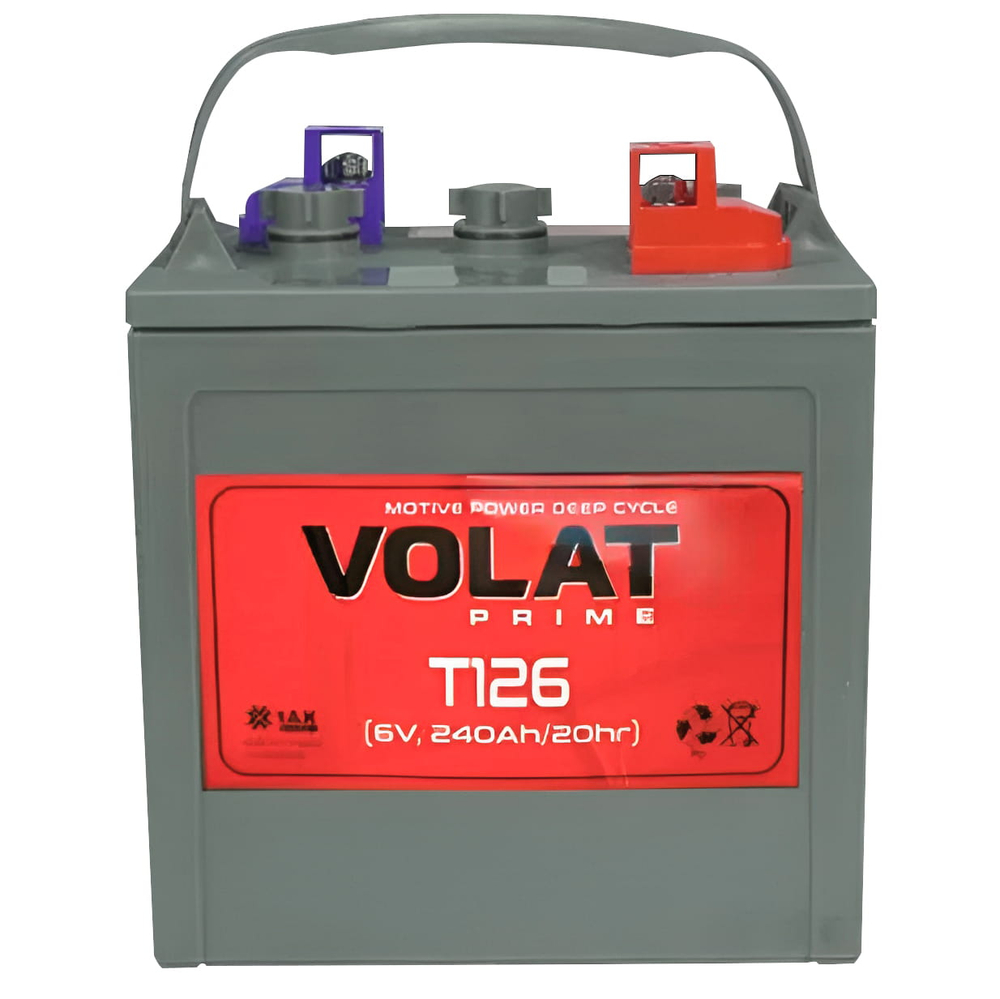 Тяговая аккумуляторная батарея Volat T126 (6V 240Ah)