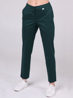 Брюки медицинские Б-122 клеон экстра, изумрудный Медис