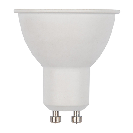 LED-JCDR-7W-3000K-GU10-38D-NR Лампа светодиодная. Форма JCDR. матовая. Серия Norma. Теплый белый свет 3000K. Угол свечения 38. Картон. ТМ Volpe