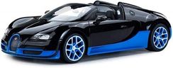 Oyuncaq avtomobil Rastar Bugatti Grand Sport Vitesse Die-Cast Model, Black and Blue