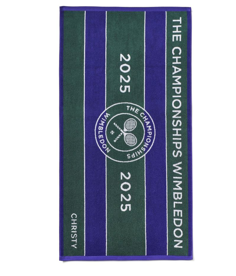 Теннисное полотенце Wimbledon The Championships 2025 - green/purple