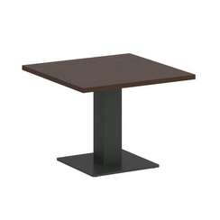 First Стол журнальный квадратный KSJ-2 Венге Цаво/Металл Антрацит 600*600*450