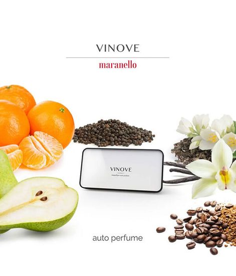 МАРАНЕЛЛО белый, дизайнерский ароматизатор для автомобиля Maranello, Vinove