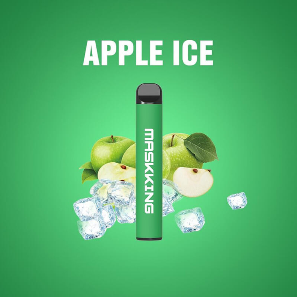 Одноразовая электронная сигарета Maskking High GT - Apple Ice (Ледяное яблоко) 450 тяг