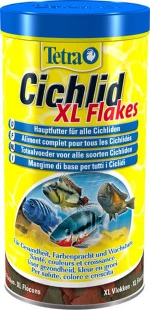 TetraCichlid XL корм для всех видов цихлид, крупные хлопья 1 л