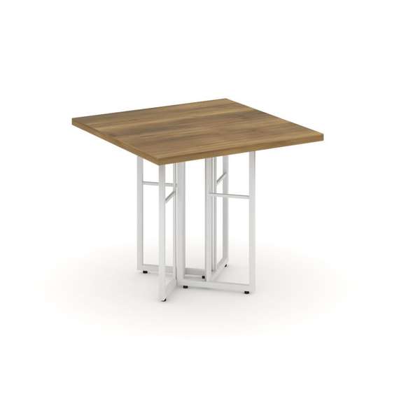 Rift Direct Стол журнальный RF.SJ-001 Сандал Янтарный/Металл Белый 680*680*580