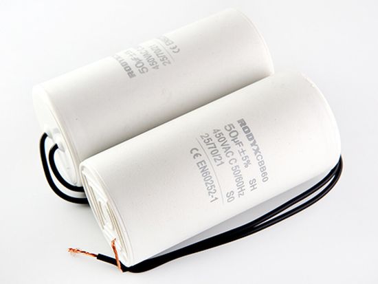 Пусковой конденсатор 50мкФ 450в гибкие выводы / CBB60 / RODYX