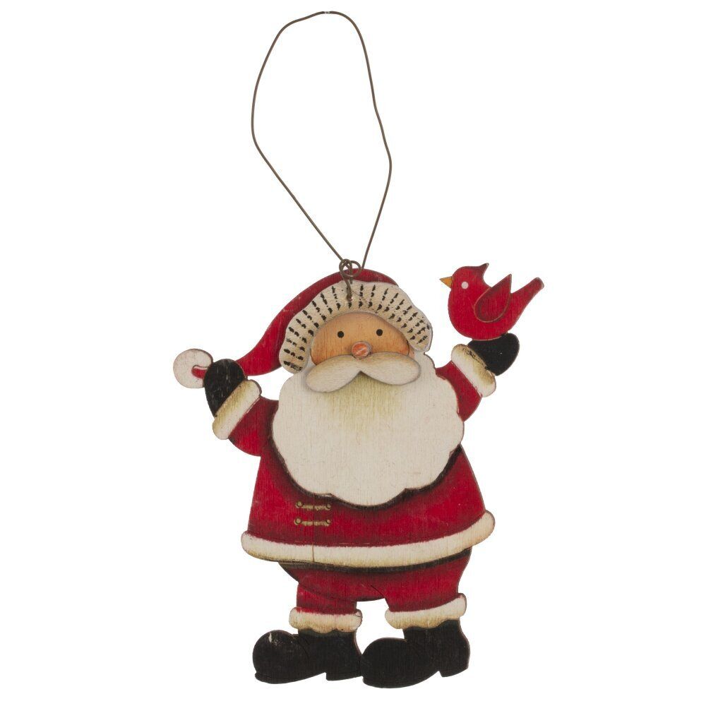 GAEM Изделие декоративное подвесное "Дед Мороз", L9 W1 H10,5 см, 3в.