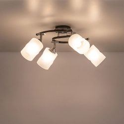 Citilux Сиерра CL119241 Люстра с поворотными плафонами Чёрная