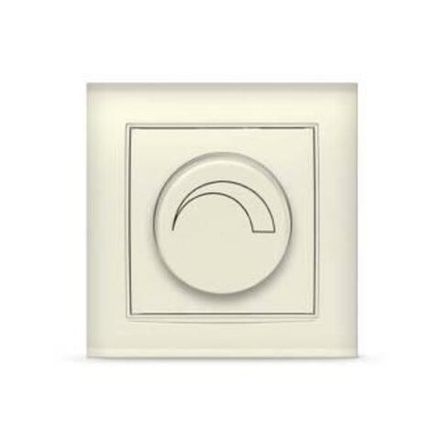 Светорегулятор (Диммер) "UNIVersal" серия "Бриллиант", с/у, 3А, 220В, 500Вт, белый (еврослот) (HU191