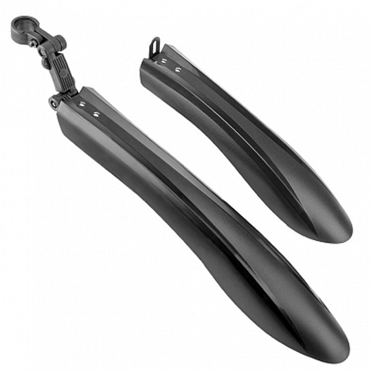 Крылья 24"-26" XGNB-055-1 пластик черные комплект арт.610218