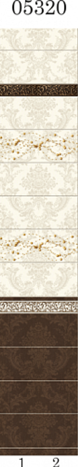 Панель ПВХ фотопечать 3D Panda Шоколад 2700х250 мм