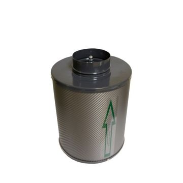 Канальный угольный фильтр КЛЕВЕР - П 160 м3 в час, d 100