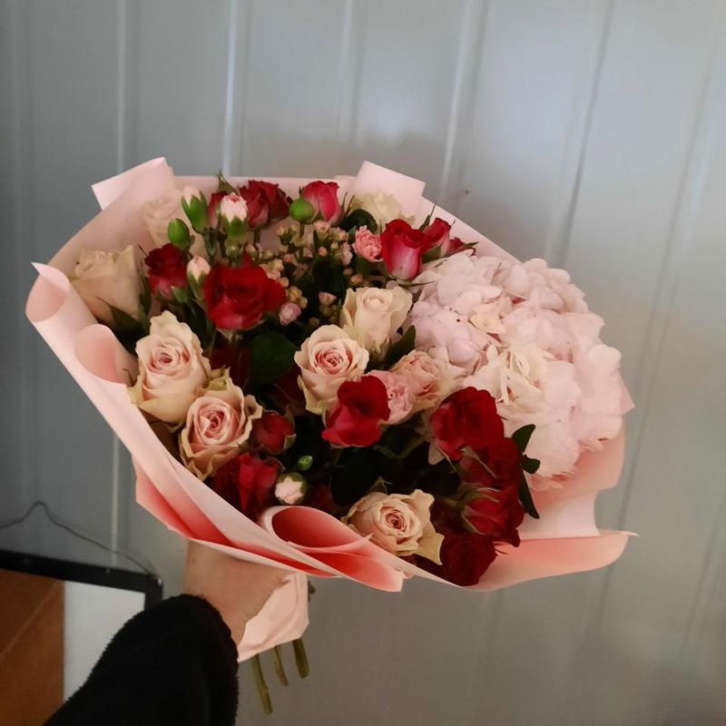 Букет "Розовое облако"