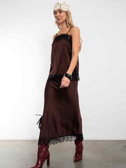 Юбка Шантилье (горький шоколад)