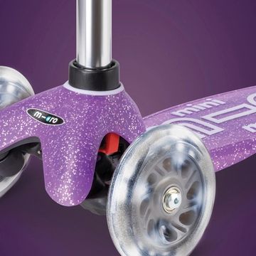 Самокат Mini Micro Deluxe Fairy Glitter LED