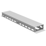 Кабельный органайзер с крышкой и отверстиями 2U, глубина 40 мм, для 19" IT-корпусов, RAL7035