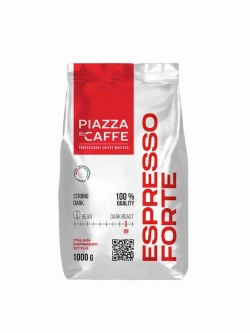 Кофе в зёрнах Piazza del Caffe Espresso Forte, робуста, 1 кг