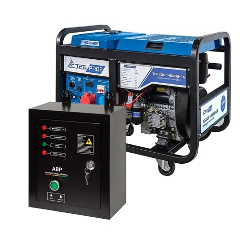 ТСС SDG 14000EH3A дизель генератор с блоком АВР ТСС АВР-С 14000D/230/400 100140/190095