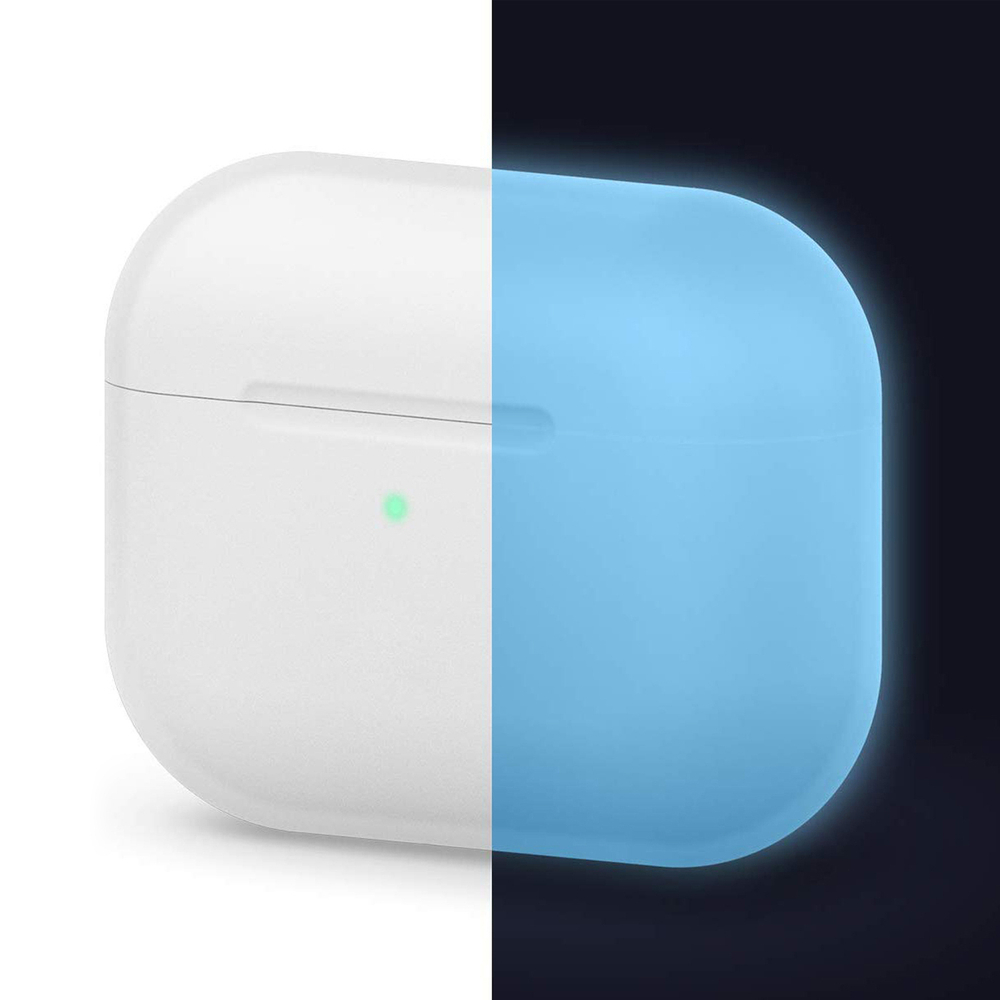 Чехол КАРТОФАН для Apple AirPods Pro (арт. AIRPRO-SLIM-SILICON-NIGHTGLOW)