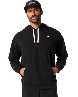 Куртка теннисная Asics French Terry Relaxed Pullover - performance black
